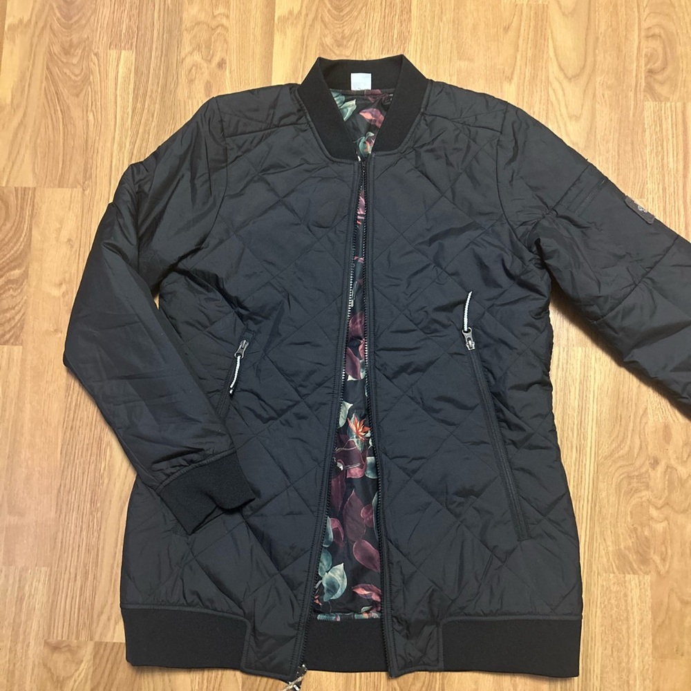 Reversible Black Quilted Jacket